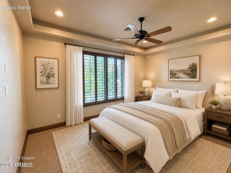 Virtually Staged 2nd Bedroom Suite