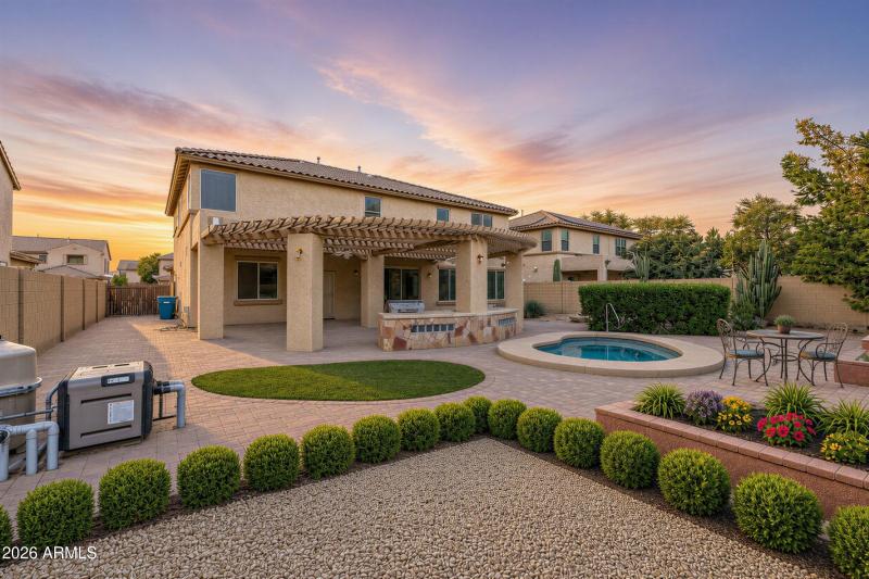 Virtually Staged Backyard
