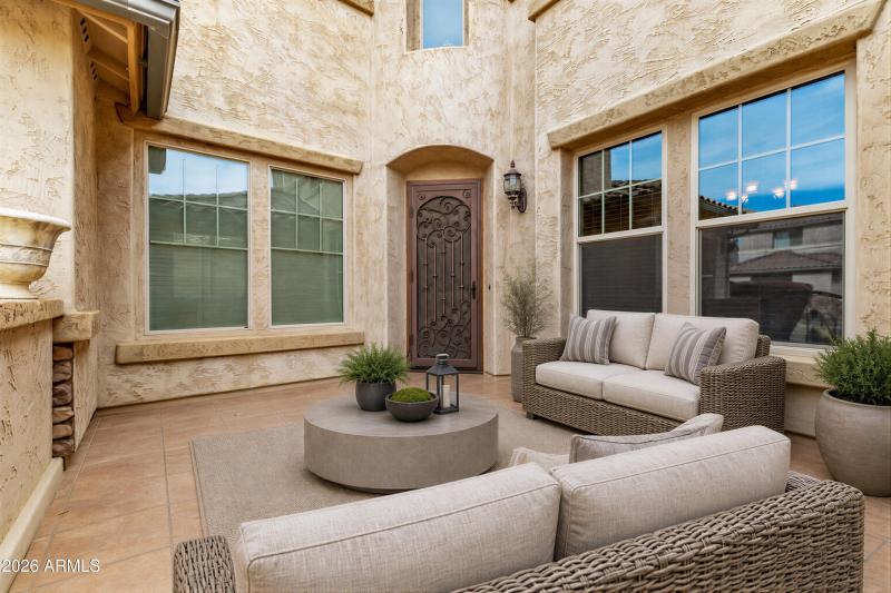Virtually Staged Courtyard