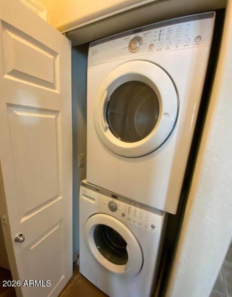 STACKED WASHER AND DRYER