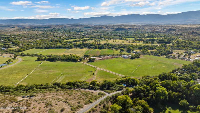 Aerial from Swinging Bridge looking SW
