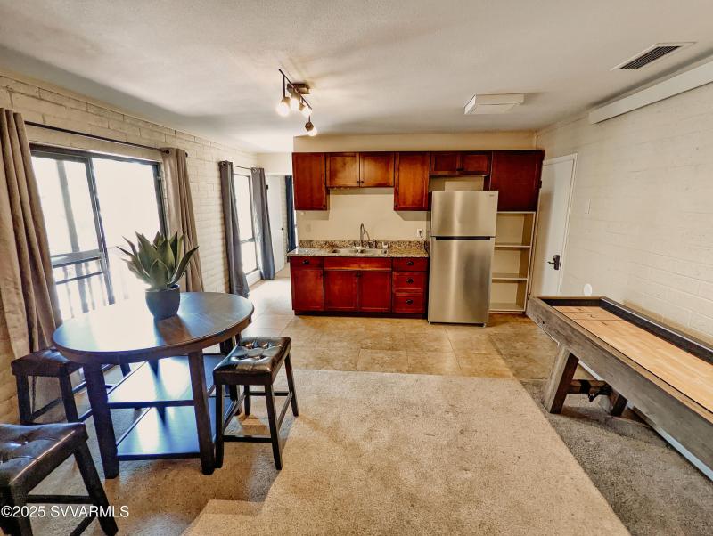 Downstairs Bonus Room + Kitchenette