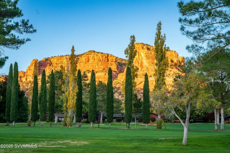 Golf Course and Red Rock View