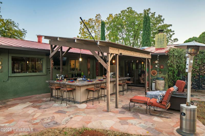 Back Patio and Outdoor Kitchen