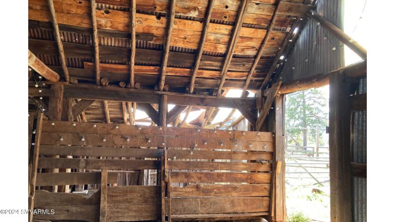 Inside Hay/Milk Barn