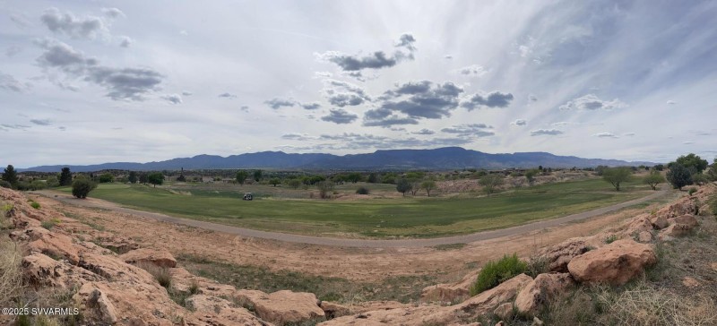 Panoramic view from back yard