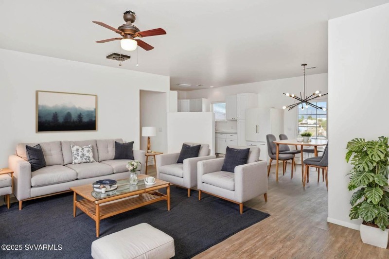 Living Room Virtually Staged