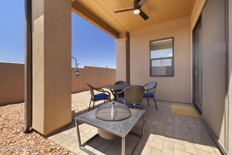 Covered Private Patio