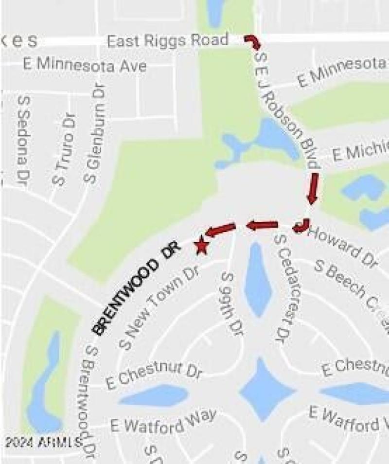 DIRECTIONAL MAP TO PROPERTY