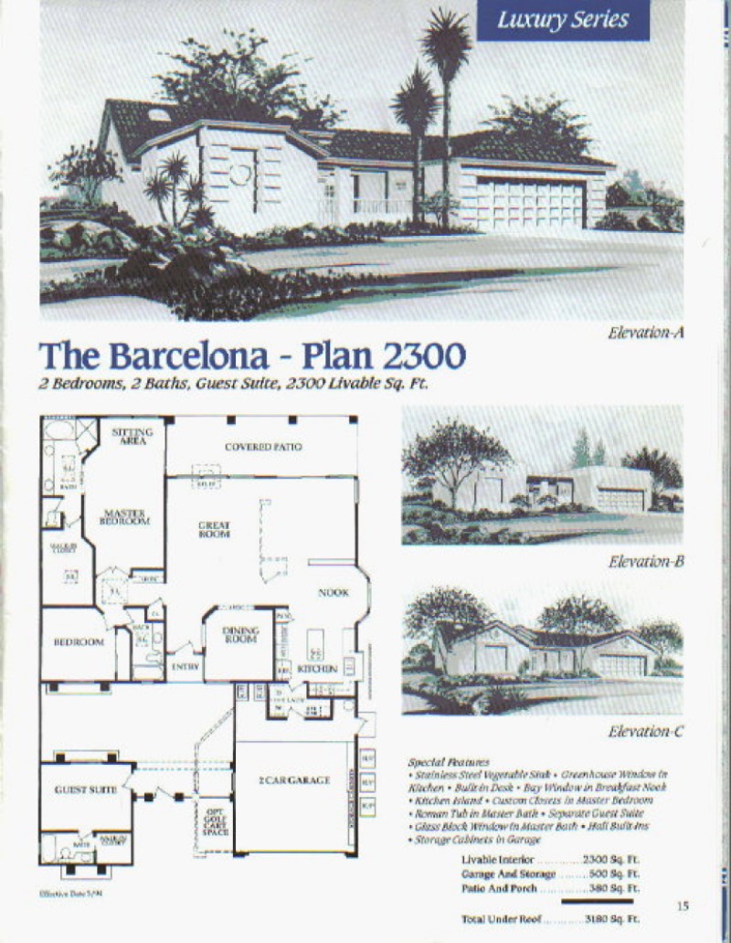 Barcelona 2300 Floorplan