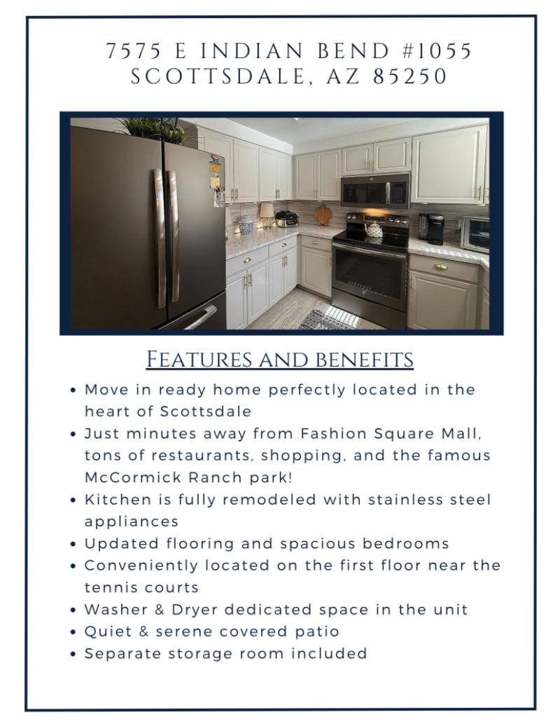 Features & Benefits List