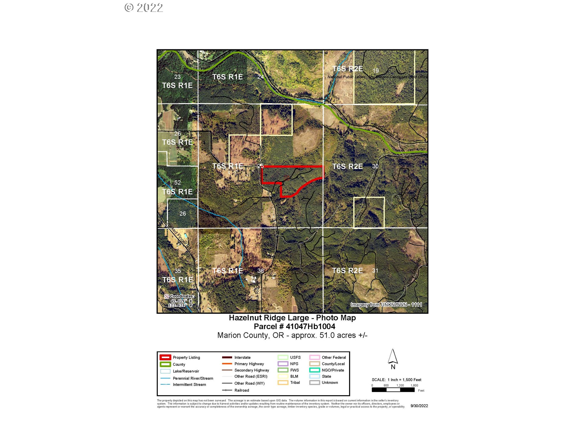 Hazelnut Ridge RD, ScottsMills, OR 97375