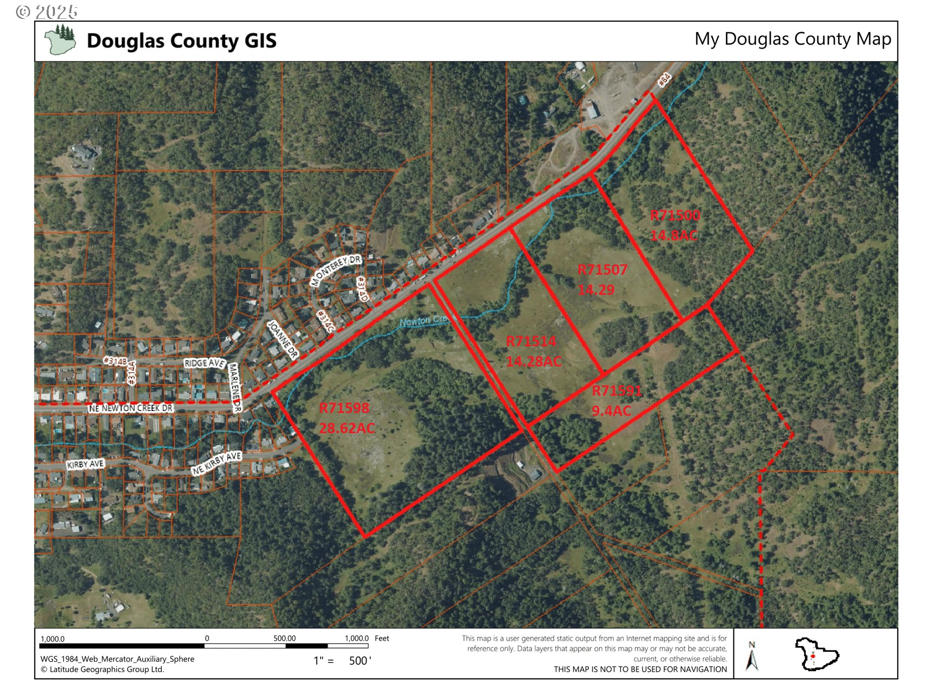 NEWTON CREEK DR, Roseburg, OR 97470