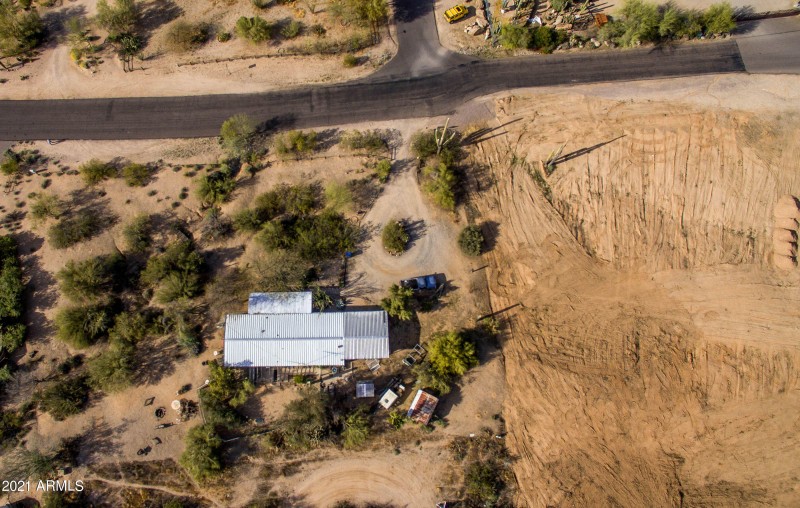 home with part of empty lot to East (1 o