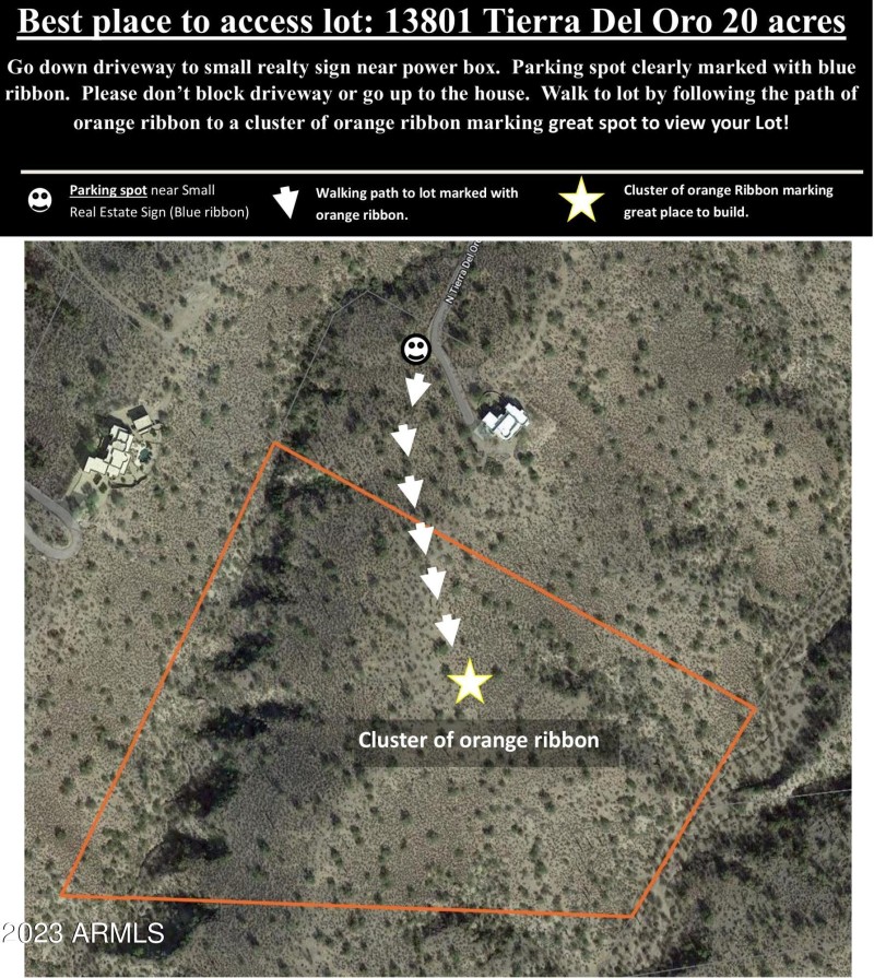 Directions to lot