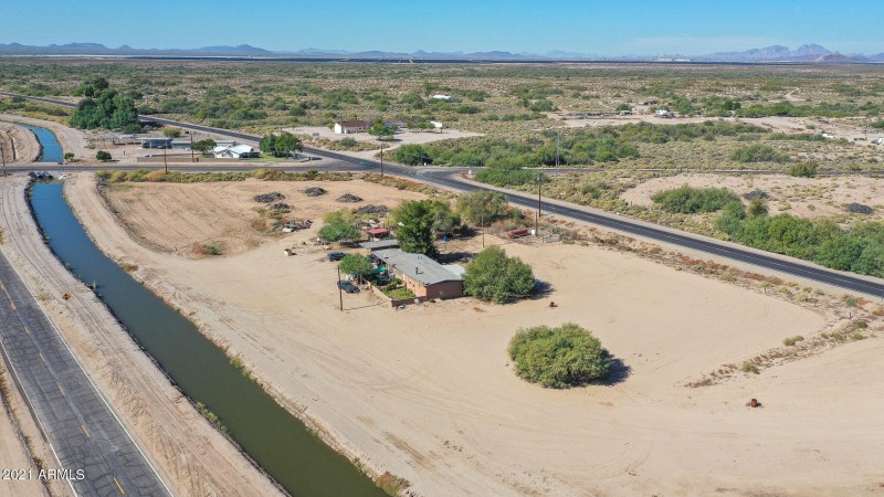 Property at East end looking to west