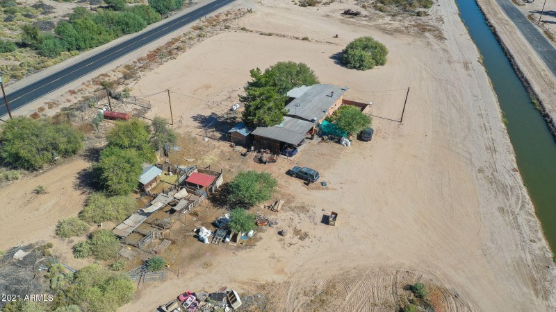 Overhead view of improvements