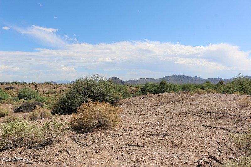 Northwest corner of property