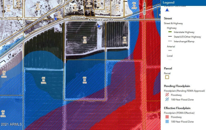 MCFCD Flood Map