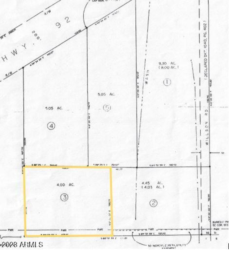 Lot 3 on Survey