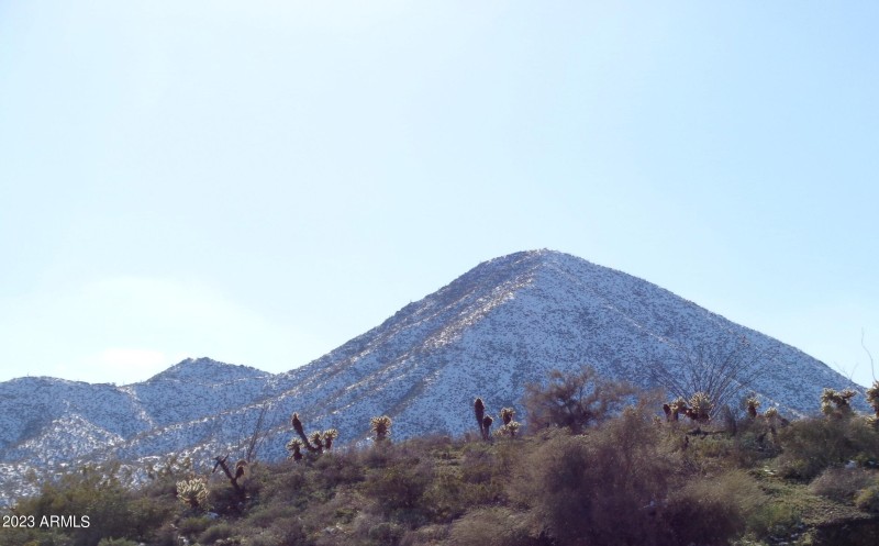 Snow on McDowell Mountains