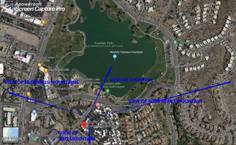 MAP OF VIEWS IN ALL DIRECTIONS