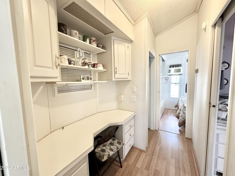 BUILT IN HALLWAY DESK