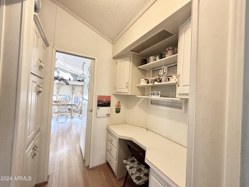 DESK WITH SHELVING