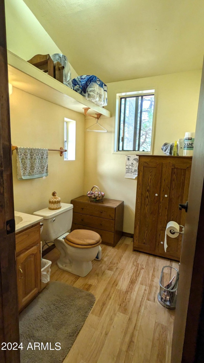 Upstairs half bath