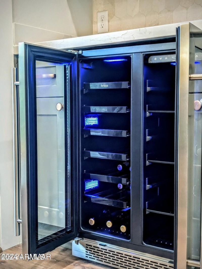 Unique Double-Door Beverage Cooler