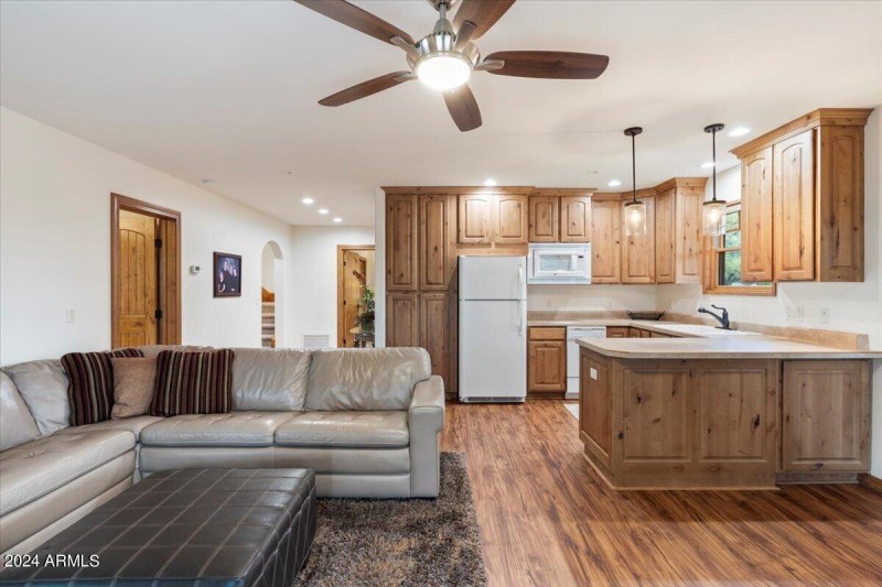 Lower Level Kitchenette and Flex Space