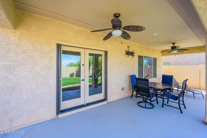 Covered Back Patio