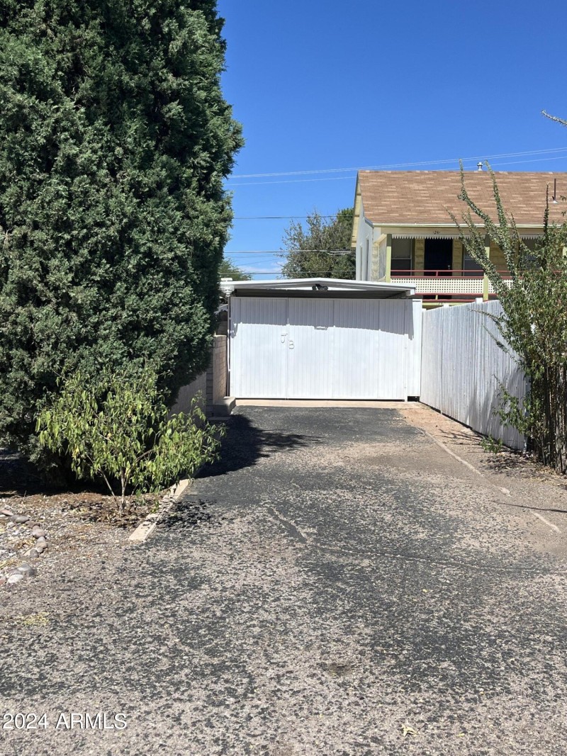 enclosed carport