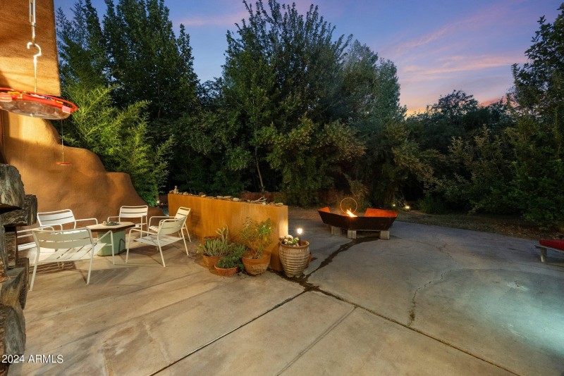 Earthship Patio