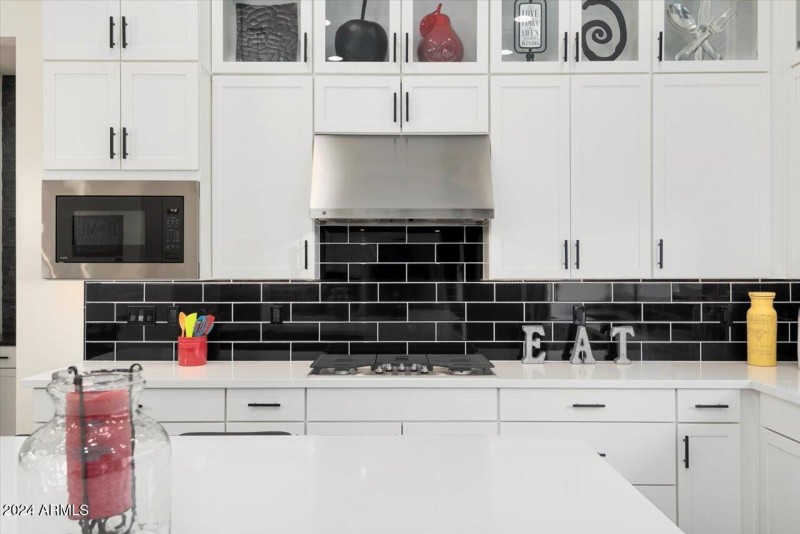 GLASS PANES AT ADD'L CABINETS