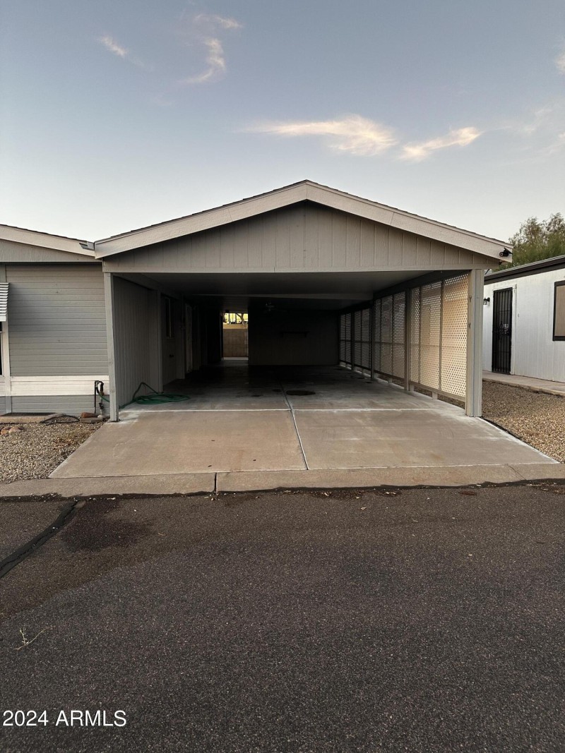 Front View Car Port