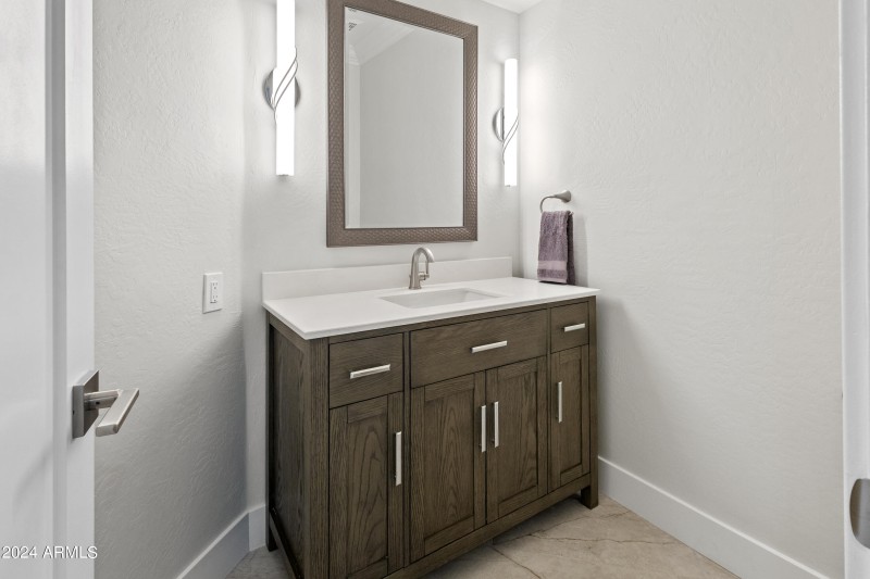 Sleek Powder Room