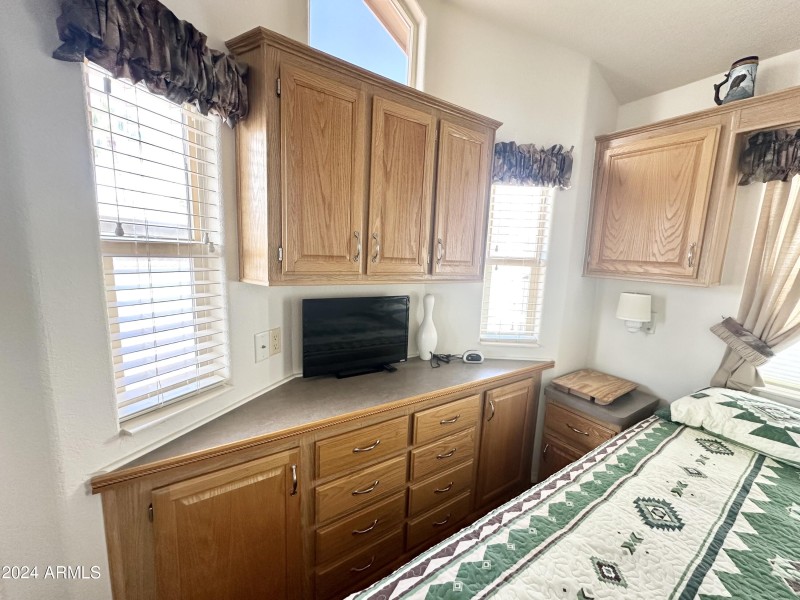 BUILT IN DRESSER AREA