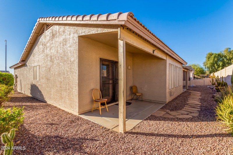 Rear Exterior with Patio