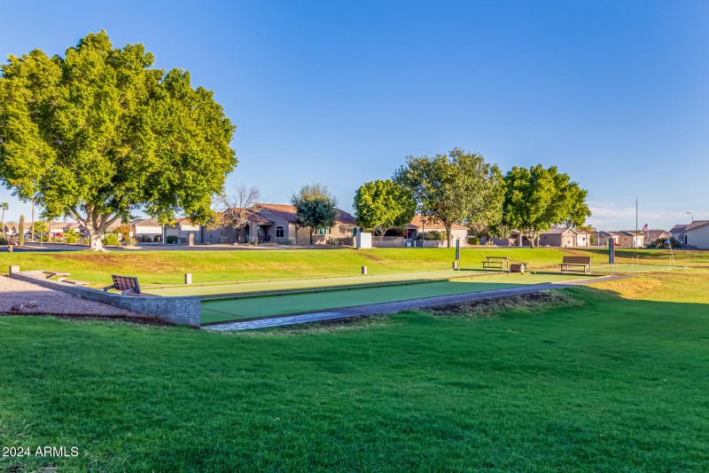 Bocce Courts with Seating
