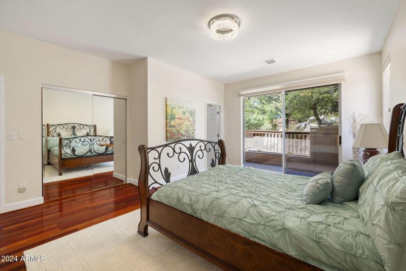 Bedroom 3 w Arcadia Doors to Deck