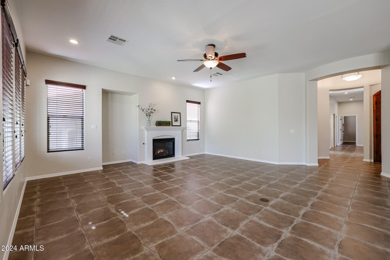 Fireplace & Entry