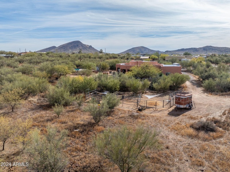 Elevated View of Desert Retreat