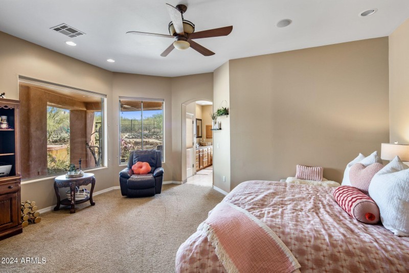 Primary Suite with View Windows