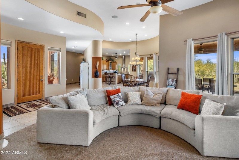 Spacious Living Room Design