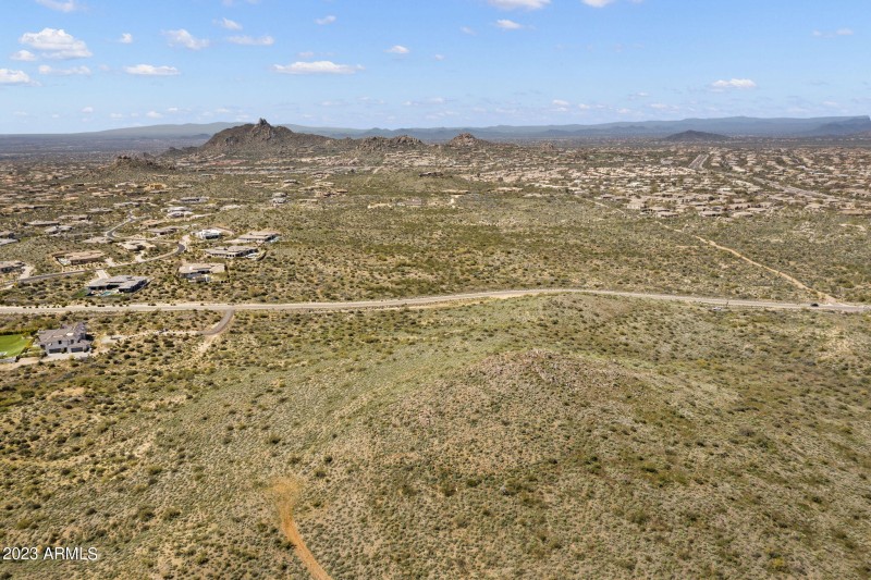 View to Pinnacle Peak Sunsets