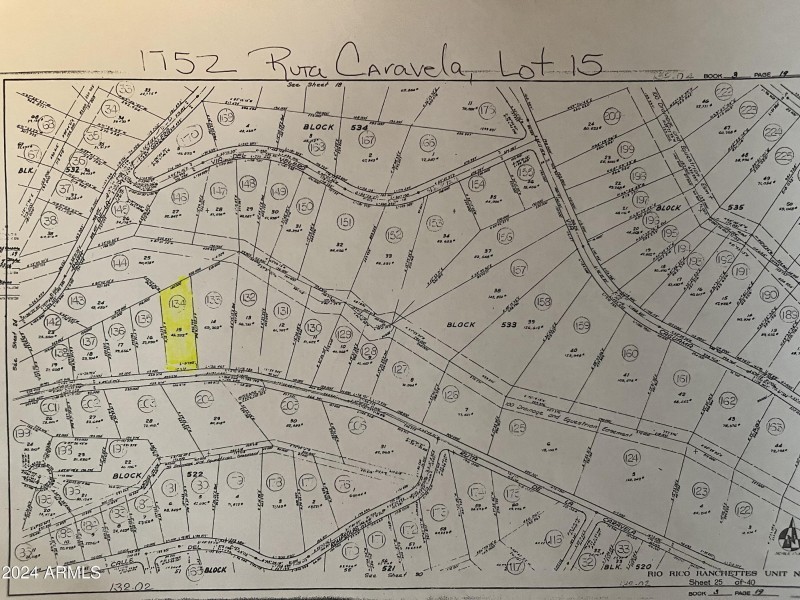 Map for 1752 Ruta Caravela
