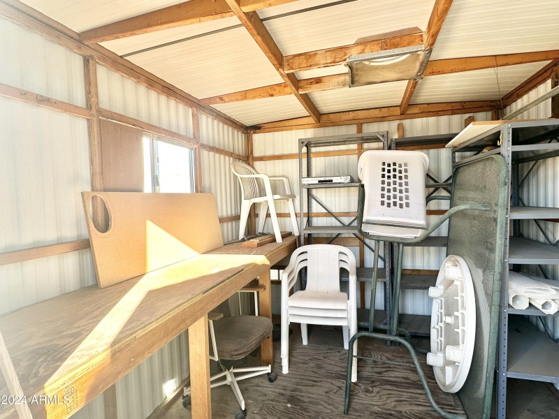 INSIDE SHED