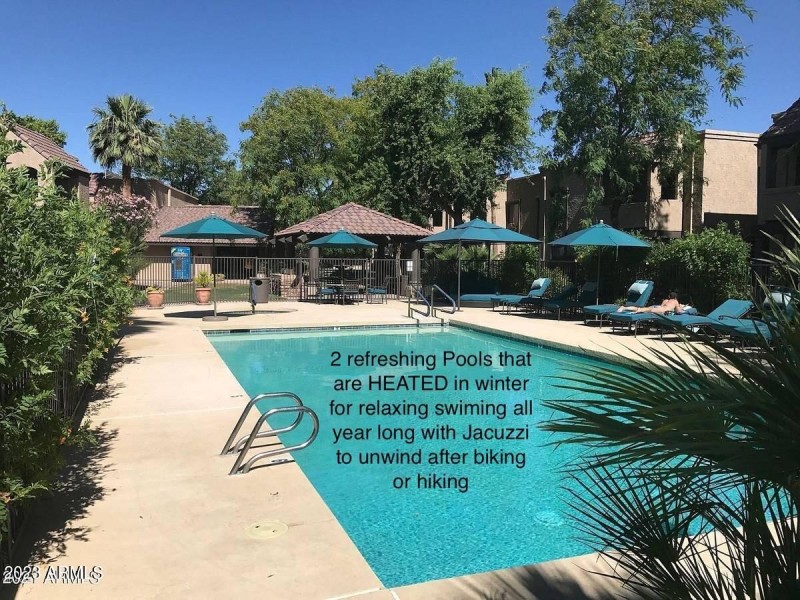 Pool angled