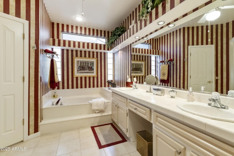 Primary suite bathroom